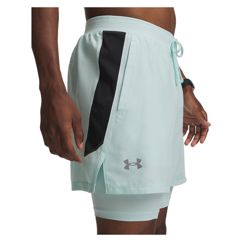 Launch 5 2-in-1 Shorts Refresh Mint | Black