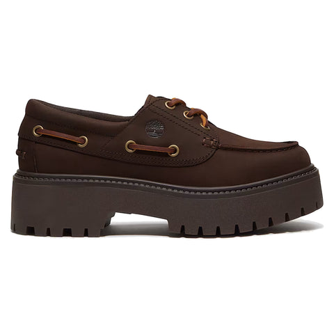 STST BOAT SHOE DKBRN