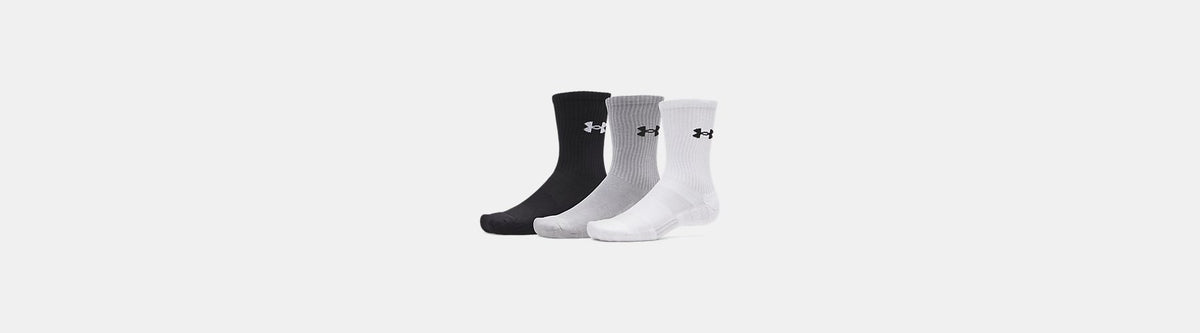 Under Armour Performance Cotton 3PK Crew