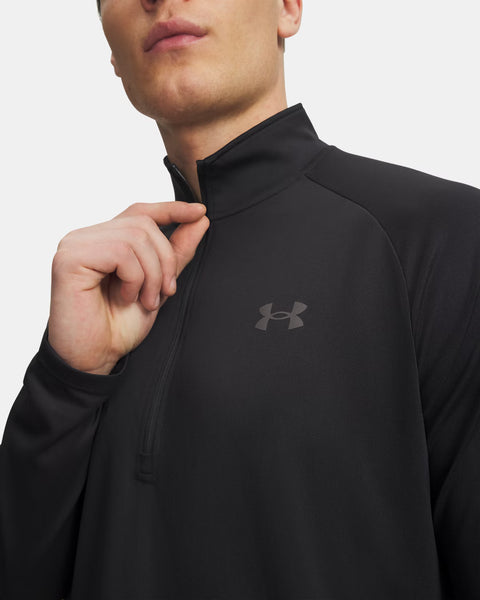 UA Tech 2.0 1/2 Zip Black | Charcoal