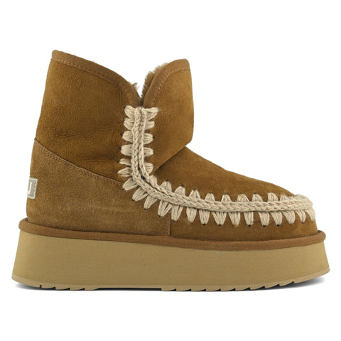 Platform boot suede COG
