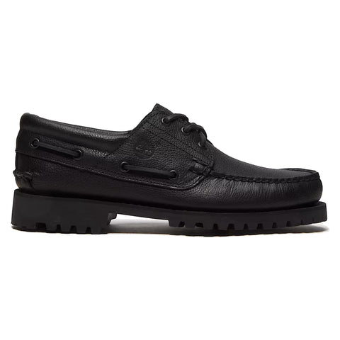 AUTH BOAT SHOE BLACK