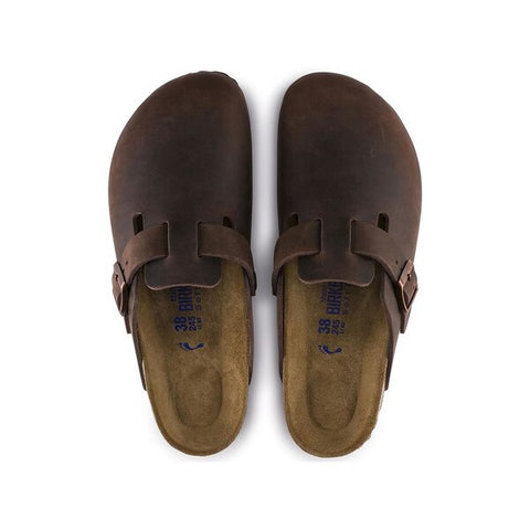Boston Soft Footbed Oiled Leather Habana