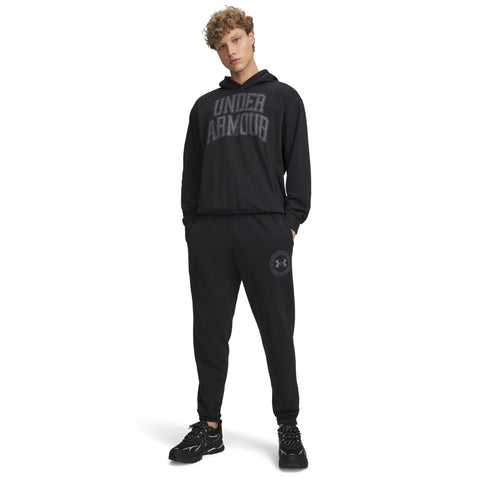 Rival LW Graphic Jogger Black | Castlerock