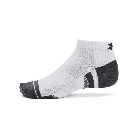 UA Performance Tech 3PK Low White