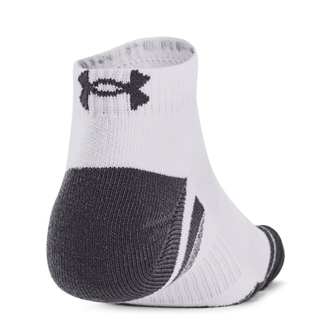 UA Performance Tech 3PK Low White