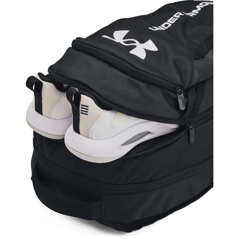 UA Hustle 6.0 Black | White