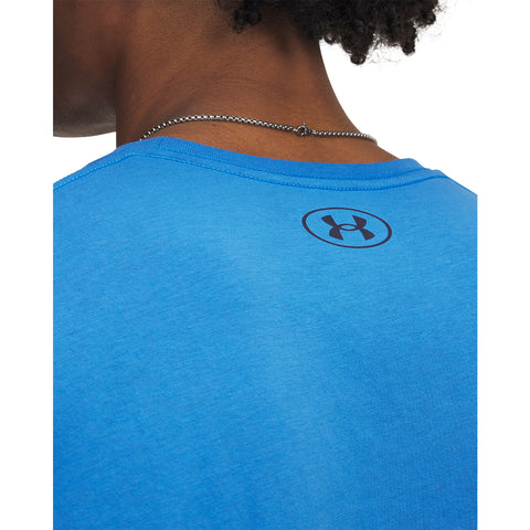 Team Issue Wordmark SS Blue | Blue Atlantis