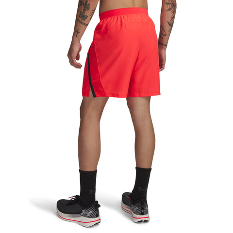 UA Launch 7'' Shorts Racer Red | Black | Reflective