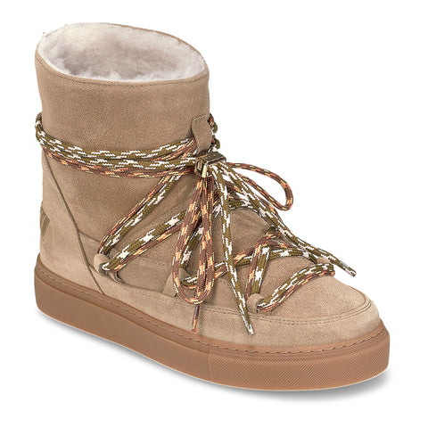 Suede Double Tie Beige