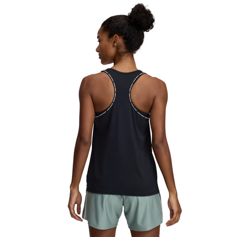 Tech Knockout Tank Black | White
