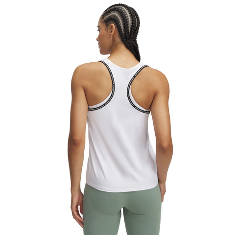Tech Knockout Tank White | Black