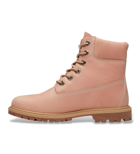 Premium 6-Inch Lace Boot Light Pink