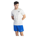 UA ABC Camo SS White | Mod Gray