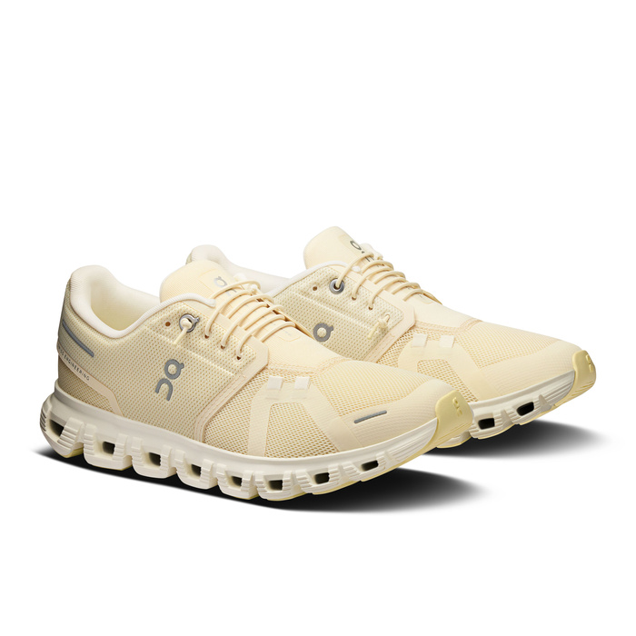 ON Cloud 6 Women Castor | Ivory Sneakersy damskie