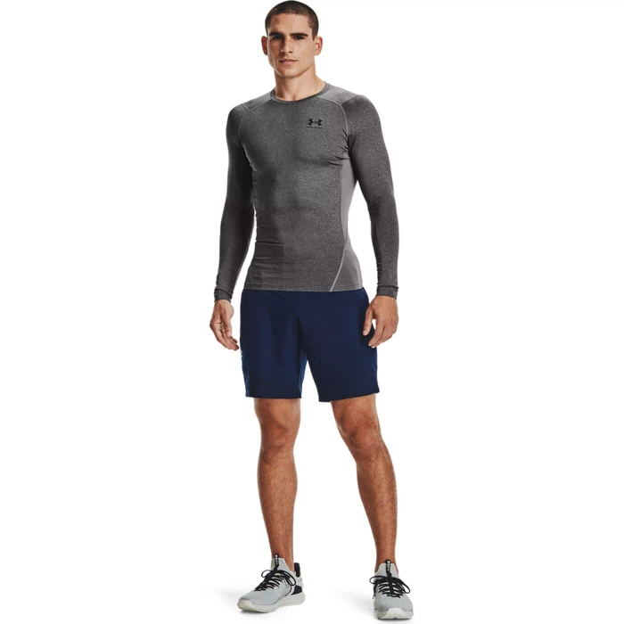 Koszulka męska treningowa szara Under Armour HeatGear Armour LongSleeve