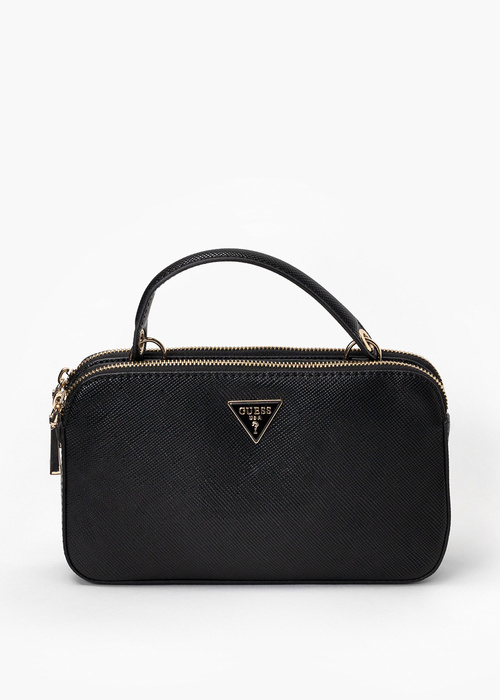 GUESS ECO ALEXIE CROSSBODY TOP ZIP HWEVG8-73772-BLA - Torebka Damska - Czarny