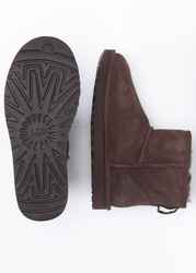 Buty zimowe damskie brązowe UGG W CLASSIC MINI II 