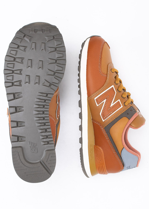 New Balance ML574OMA Sneakersy męskie brązowe