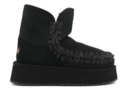 MOU Platform boot suede Śniegowce damskie