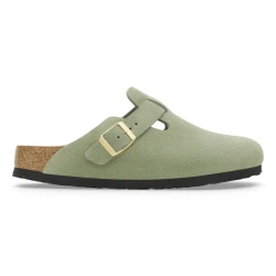 BIRKENSTOCK Boston Soft Footbed Suede Leathe Klapki damskie