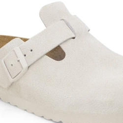 BIRKENSTOCK Boston Soft Footbed Suede Leathe Klapki damskie