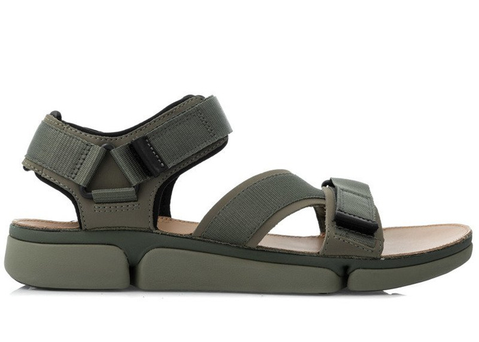 Sandały CLARKS Tri Cove Sun Olive (261395647)