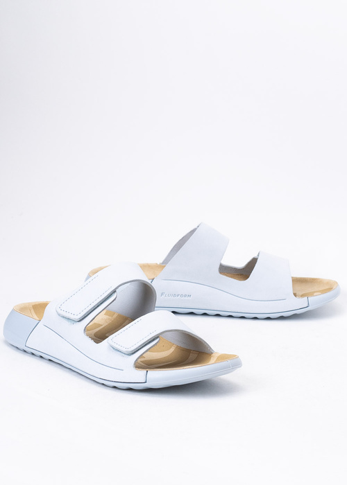 ECCO 2ND COZMO W FLAT SANDAL 206823-02696 - Klapki Damskie - Niebieski
