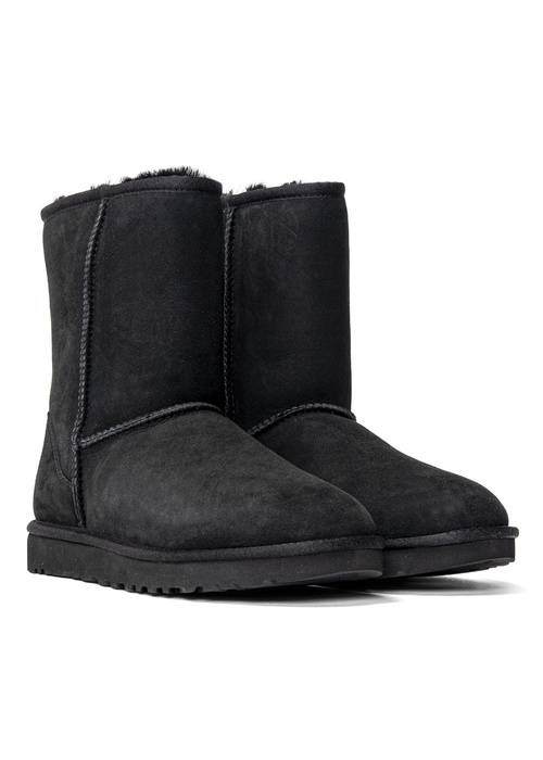 Buty zimowe damskie UGG W Classic Mini Short II (1016223-BLK)