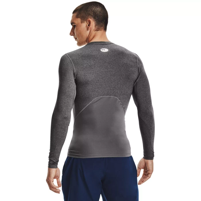 Koszulka męska treningowa szara Under Armour HeatGear Armour LongSleeve