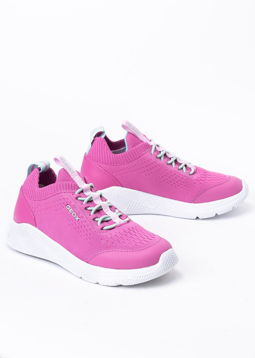 GEOX J SPRINTYE GIRL J25FWB-0006K-C8471 - Sneakersy Dziecięce - Różowy