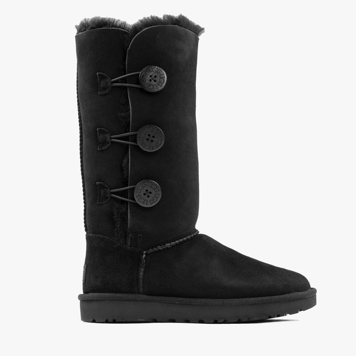 Buty zimowe damskie UGG W Bailey Button Triplet (1016227-BLK)