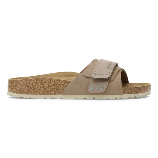 BIRKENSTOCK Oita W LENB/LEVE Taupe Klapki damskie