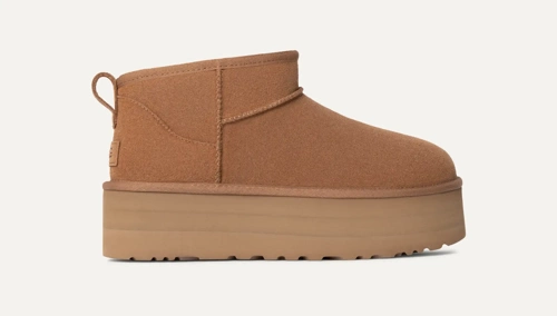 UGG W CLASSIC ULTRA MINI PLATFORM Buty zimowe damskie brązowe