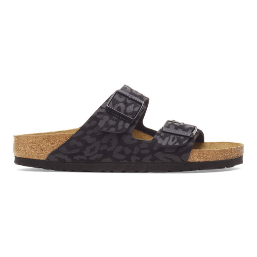 Klapki damskie BIRKENSTOCK Arizona SYN Leo Black