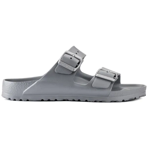 Birkenstock Arizona EVA Metallic Silver Klapki damskie