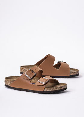 Birkenstock Arizona BF Klapki damskie brązowe