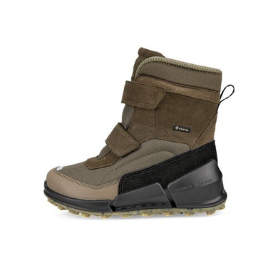 ECCO BIOM K2 MID-CUT BOOT 711202-60518 - Śniegowce Dziecięce - Czarny