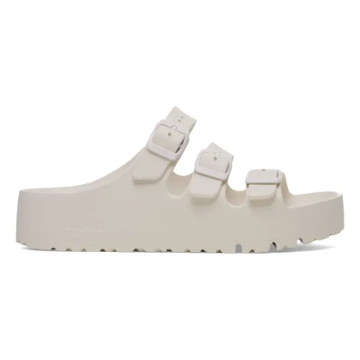 Birkenstock Florida III Flex Platform EVA Eggshell Klapki damskie