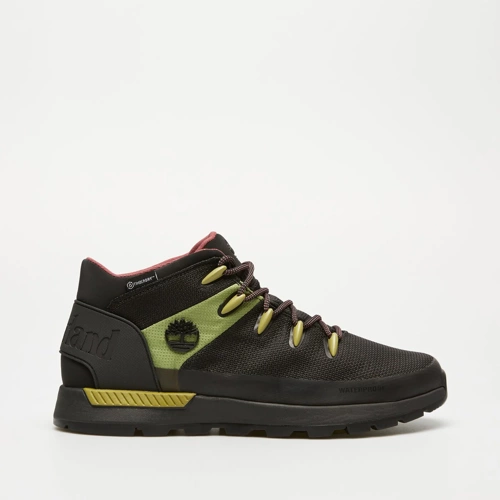 Timberland Sprint Trekker MID LACE UP WATERPROOF BLACK MEDIUM GREEN Sneakersy męskie