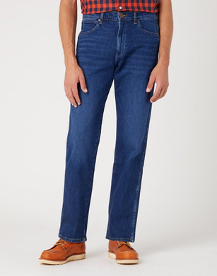 WRANGLER FRONTIER DANCING WATER Spodnie jeansowe męskie