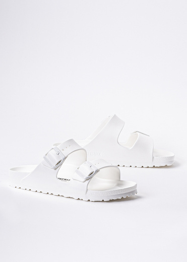 Birkenstock Arizona Essentials Klapki damskie białe