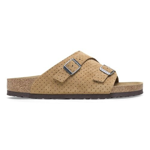 BIRKENSTOCK ZÜRICH LEVE DOTTED NEW BEIGE Klapki męskie