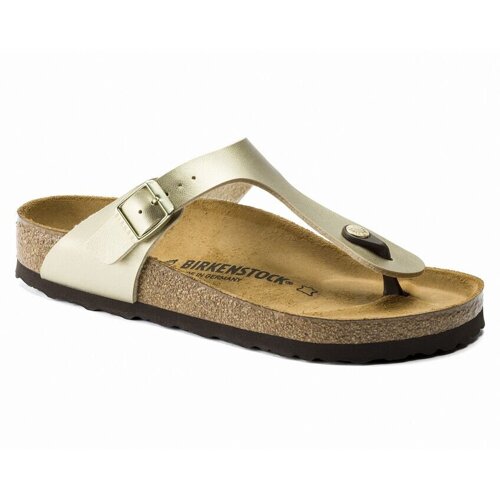 BIRKENSTOCK GIZEH BF PATENT WHITE LS WHITE 1005300 - Japonki Damskie - Biały