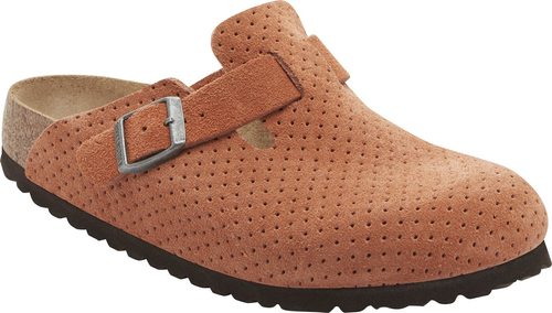 Klapki damskie BIRKENSTOCK BOSTON LEVE DOTTED BURNT ORANGE