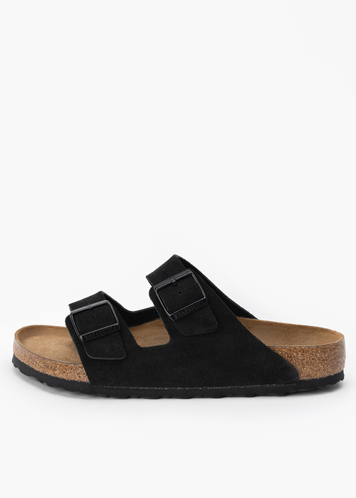 Klapki męskie BIRKENSTOCK ARIZONA SFB LEVE BLACK