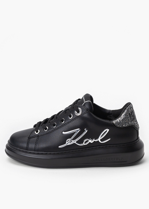 Sneakersy Damskie KARL LAGERFELD KAPRI Signia Lace Lthr