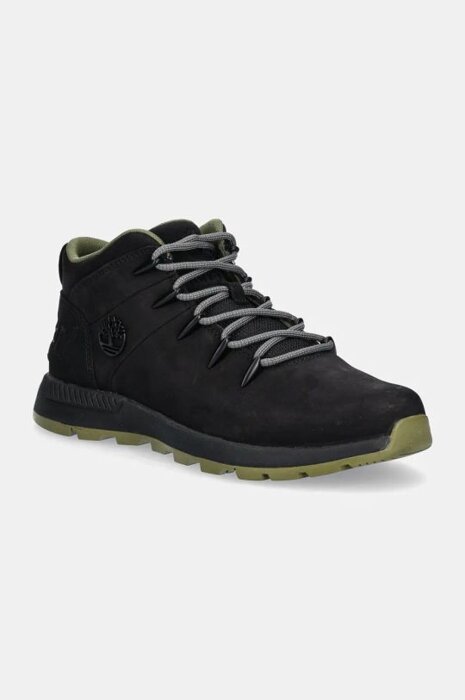 Sneakersy męskie Timberland Sprint Trekker MID LACE UP SNEAKER BLACK NUBUCK