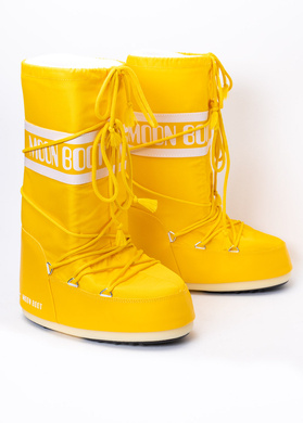 Śniegowce damskie żółte Moon Boot Nylon Yellow