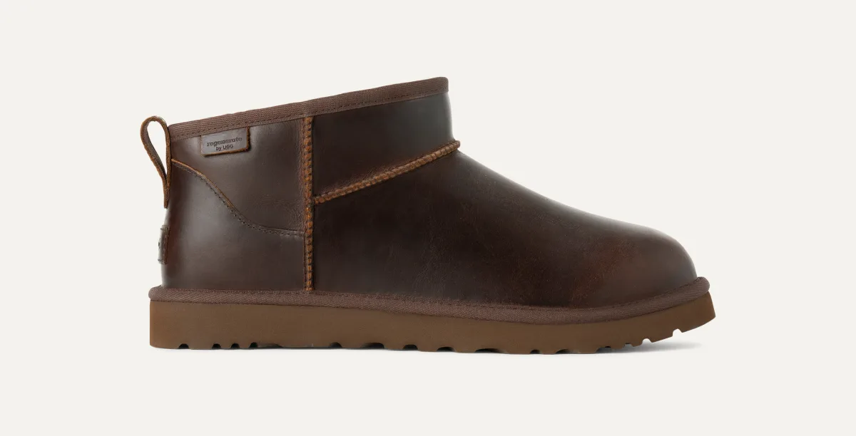 Śniegowce męskie UGG Classic Ultra Mini Leather Regenerate Boot